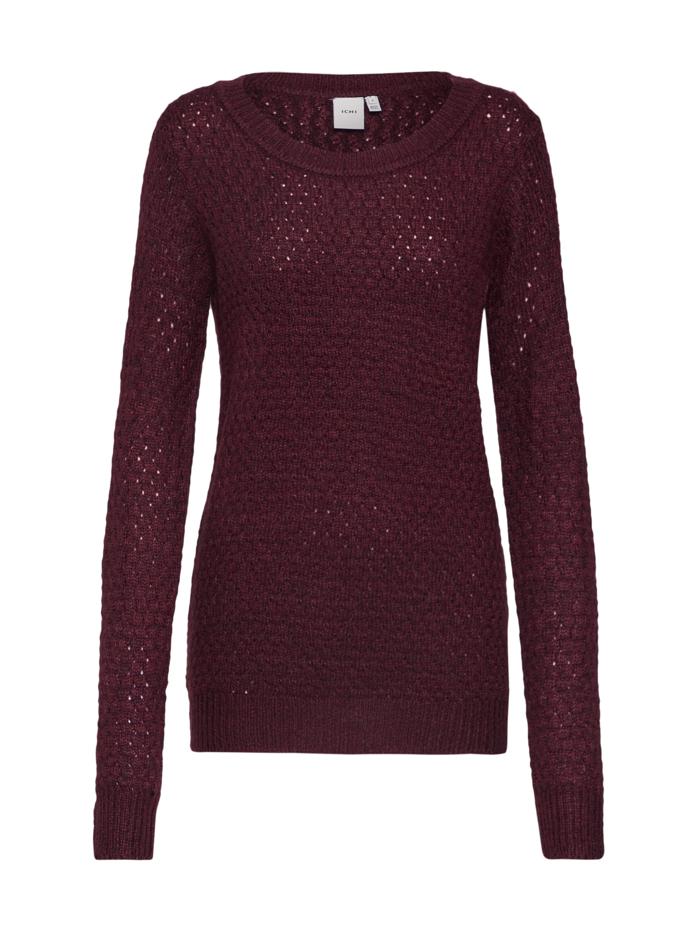 ICHI - Trui 'Olanda' in de kleur Wijnrood