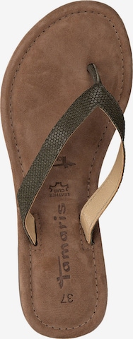 TAMARIS T-bar sandals in Green