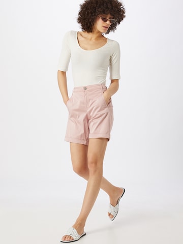 VILA Regular Trousers in Pink