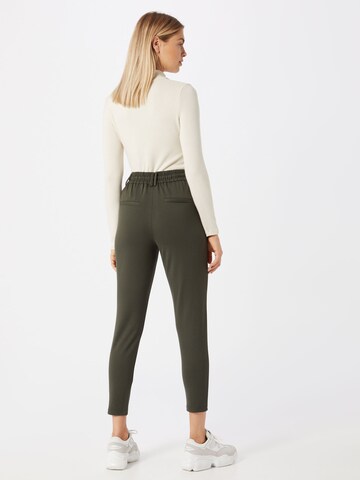 ONLY Slim fit Pleat-front trousers 'ONLPoptrash' in Green