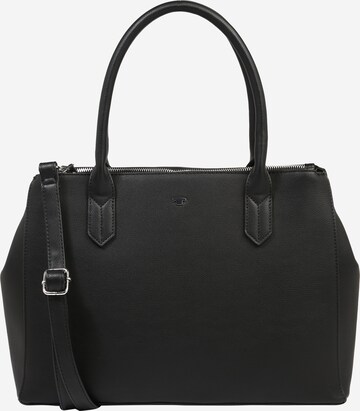 TOM TAILOR Shopper 'Roma' in Black: front