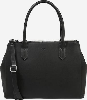 TOM TAILOR Shopper 'Roma' in Black: front