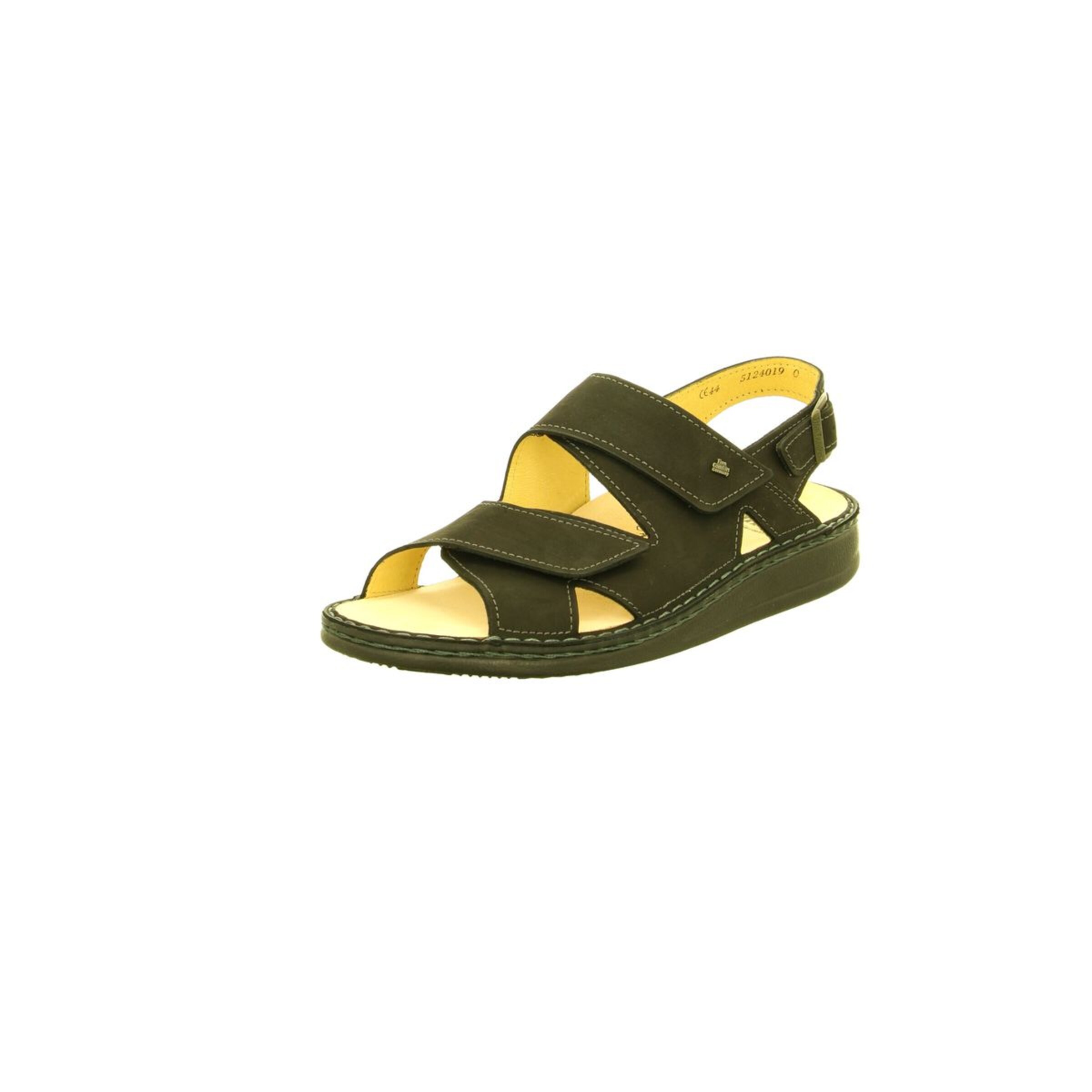 Finn Comfort Wandelsandalen in Groen: voorkant