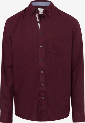 BRAX Regular fit Overhemd in Rood: voorkant