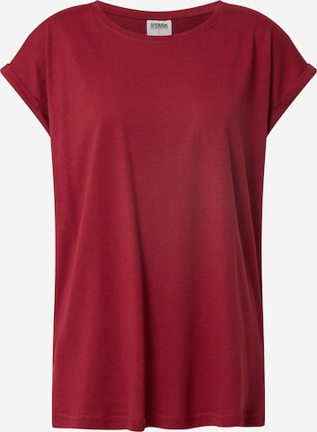 Urban Classics Shirt in Rood: voorkant