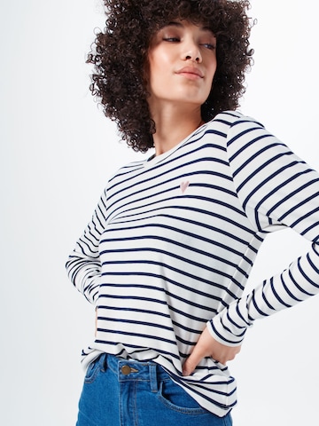 Tricou 'Liddy' de la Kaffe pe albastru: față