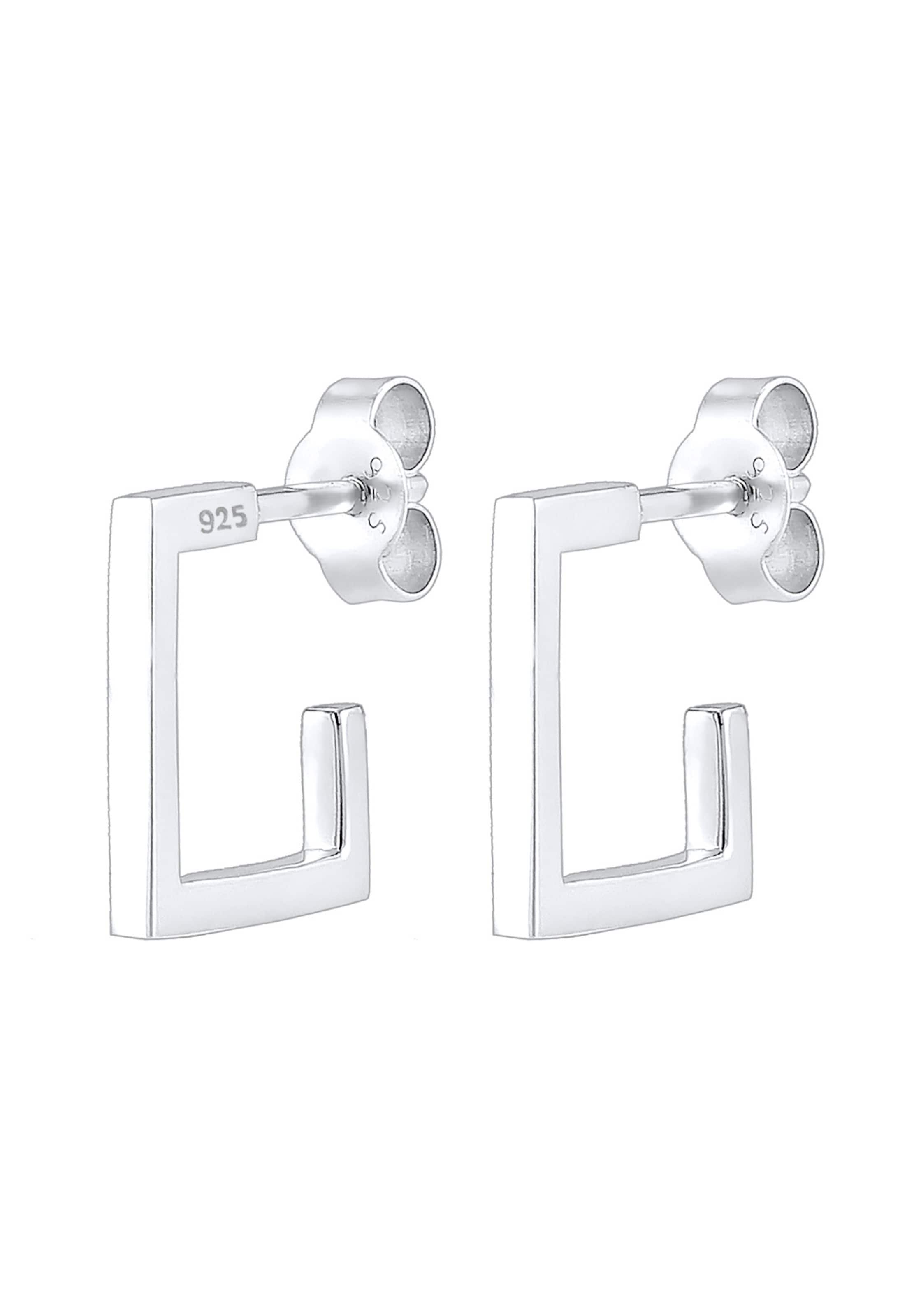 Boucles d'oreilles ELLI en argent : devant