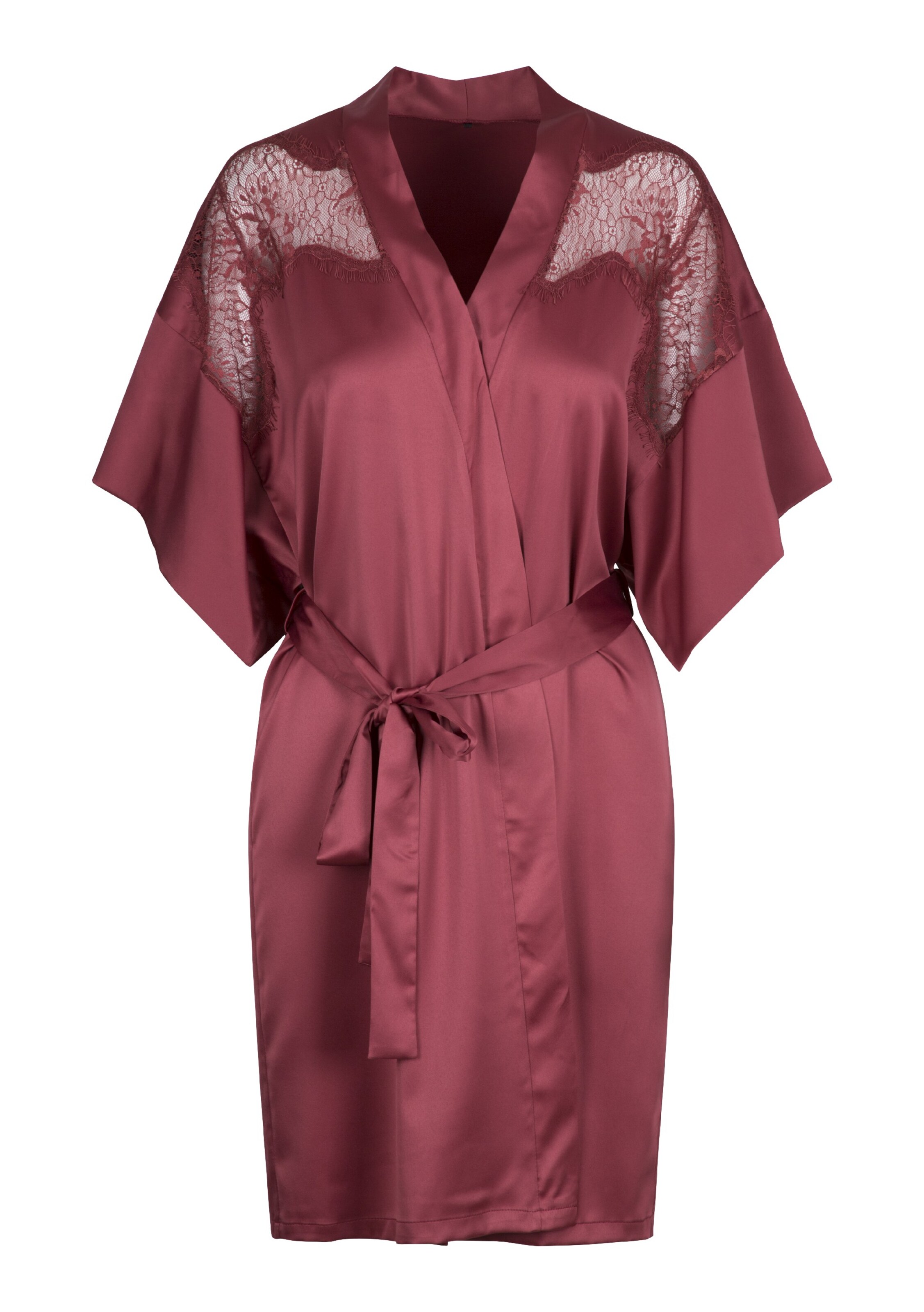 LingaDore - Ochtendjas 'URBAN' in de kleur Rood