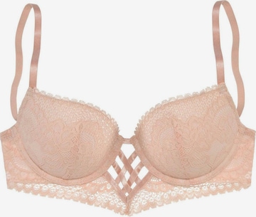 LASCANA Push-up Push-up-BH in Pink: predná strana