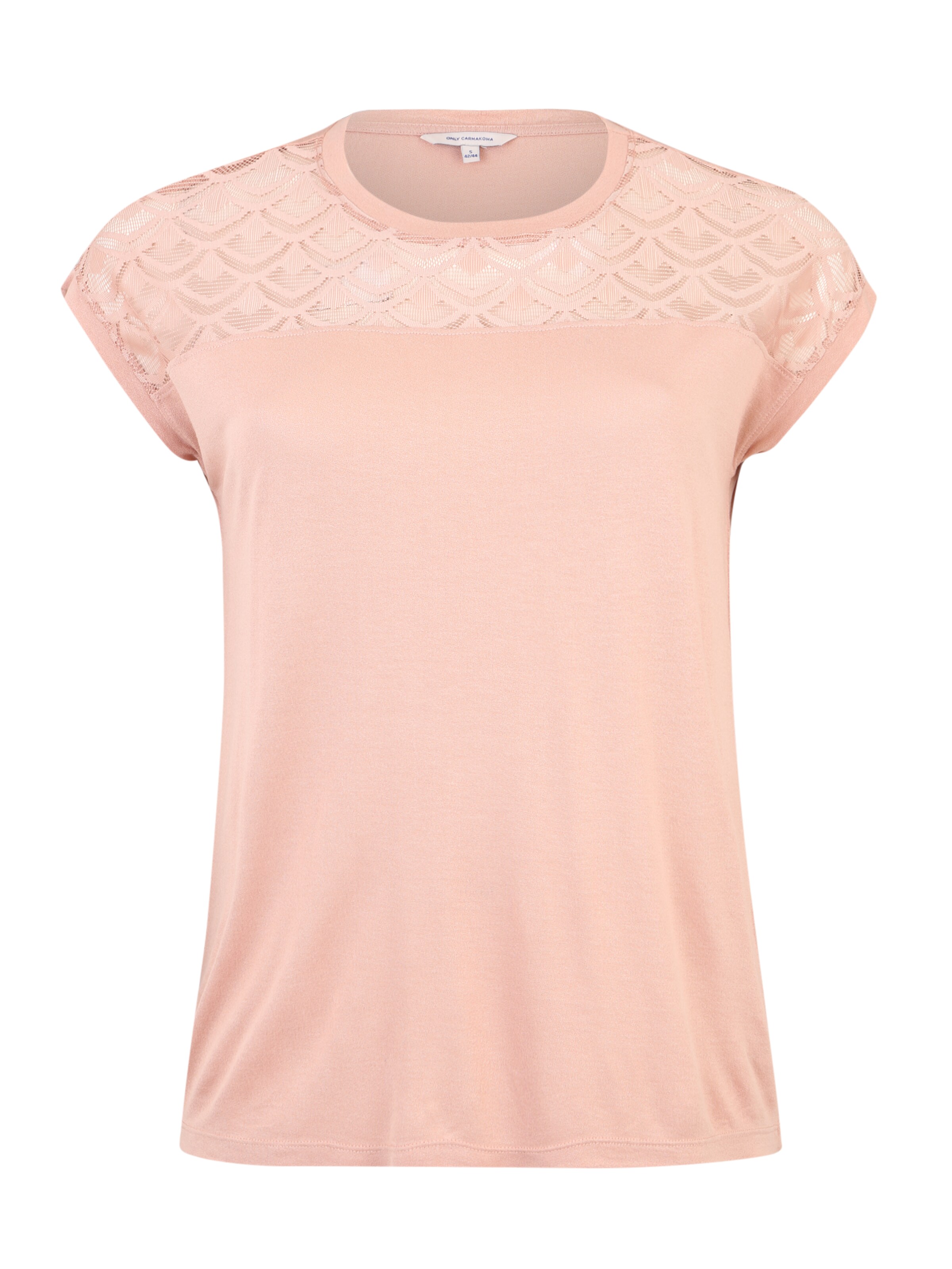 ONLY Carmakoma - Shirt 'FLAKE' in de kleur Rosa