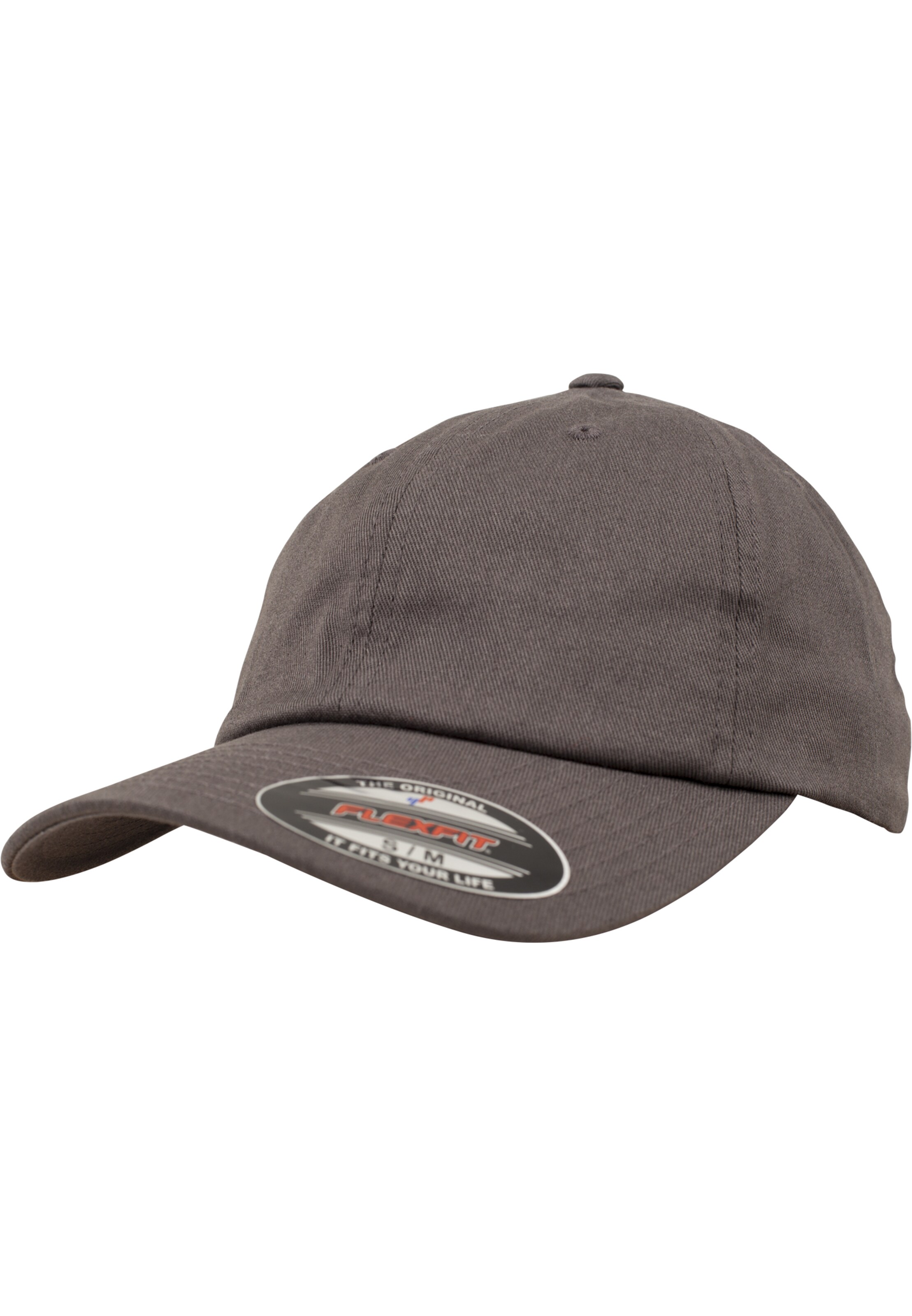Casquette Flexfit en gris : devant