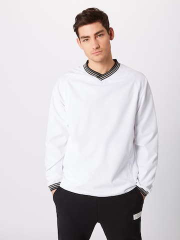 Urban Classics Regular fit Between-Season Jacket in White: front