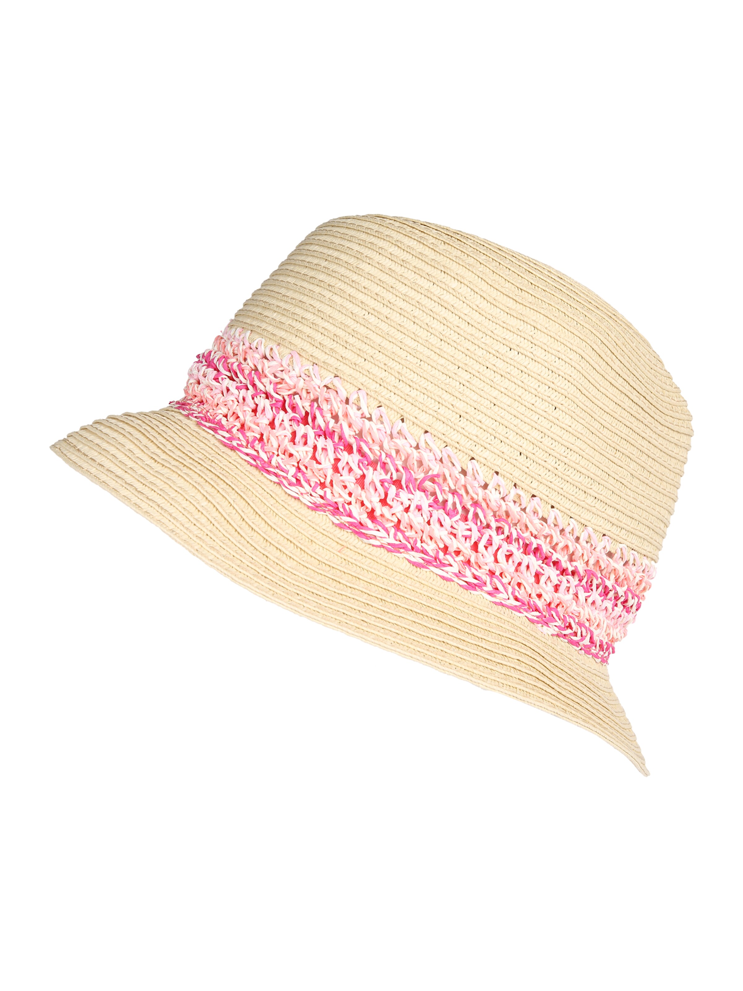 ESPRIT - Hoed 'CrochStrpTrillb' in de kleur Beige