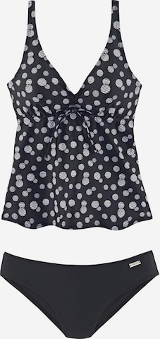 LASCANA T-Shirt Tankini in Grau: predná strana