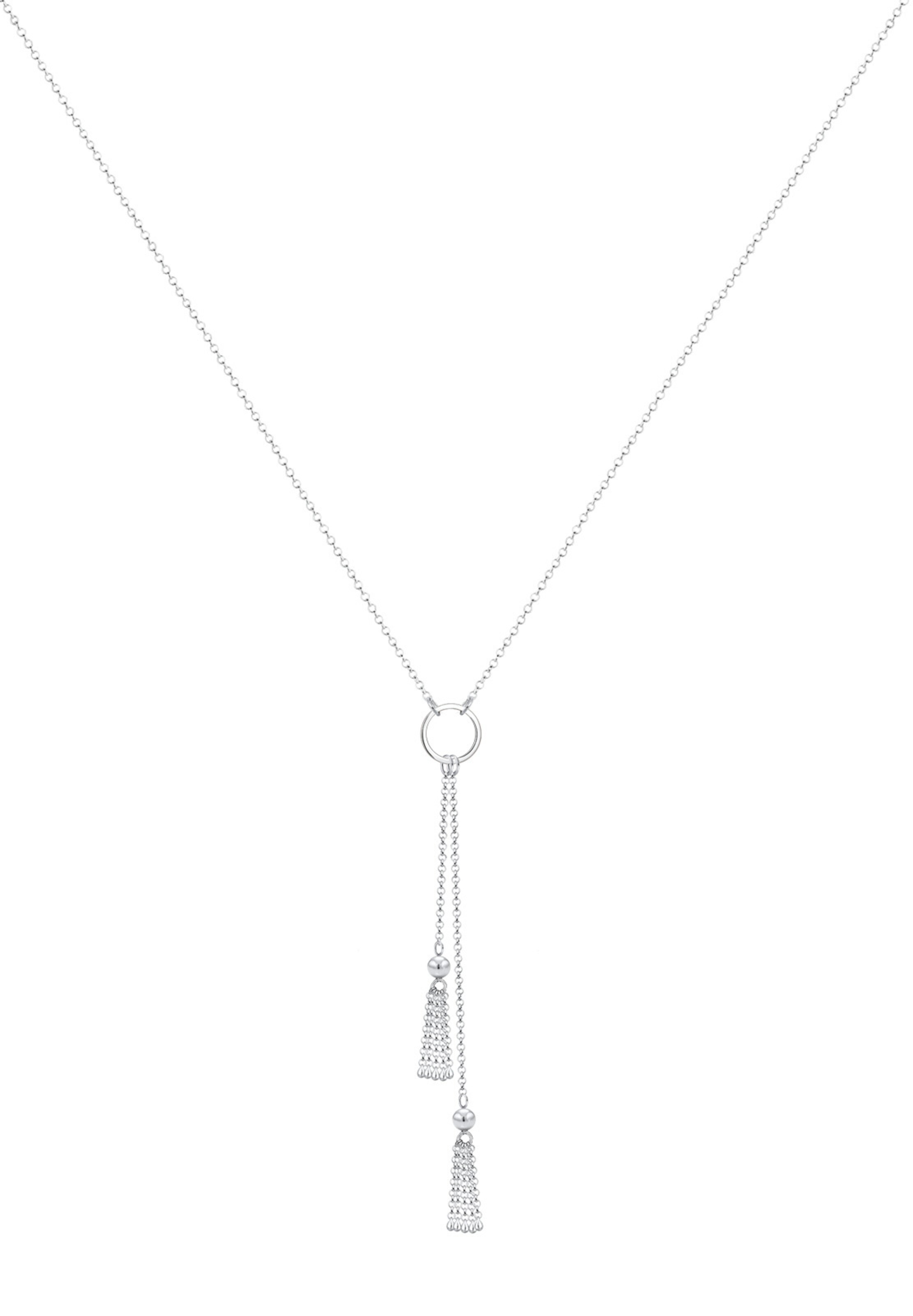 ELLI Necklace 'Kreis' in Silver