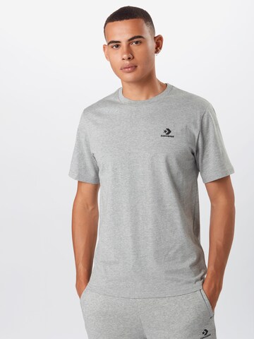 CONVERSE Regular fit Shirt in Grijs: voorkant