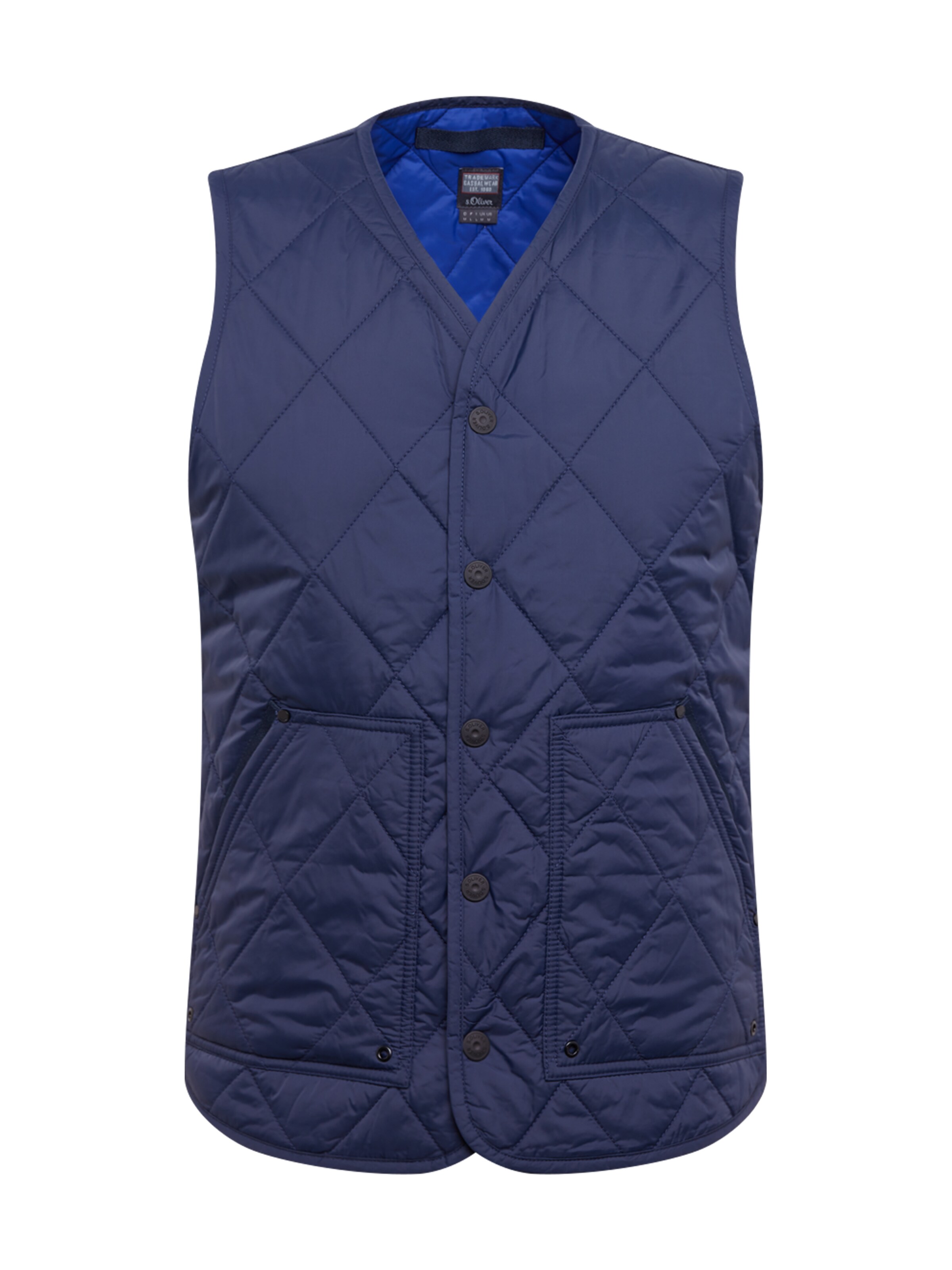 s.Oliver - Bodywarmer in de kleur Donkerblauw