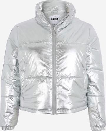 Urban Classics Between-Season Jacket in Silver