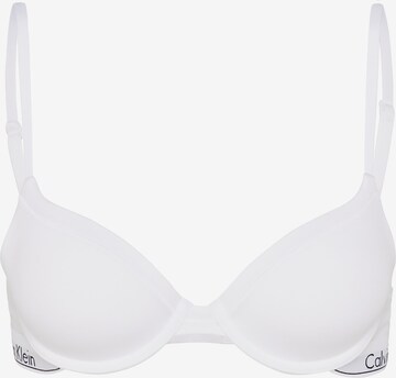 Invisible Soutien-gorge Calvin Klein Underwear en blanc : devant