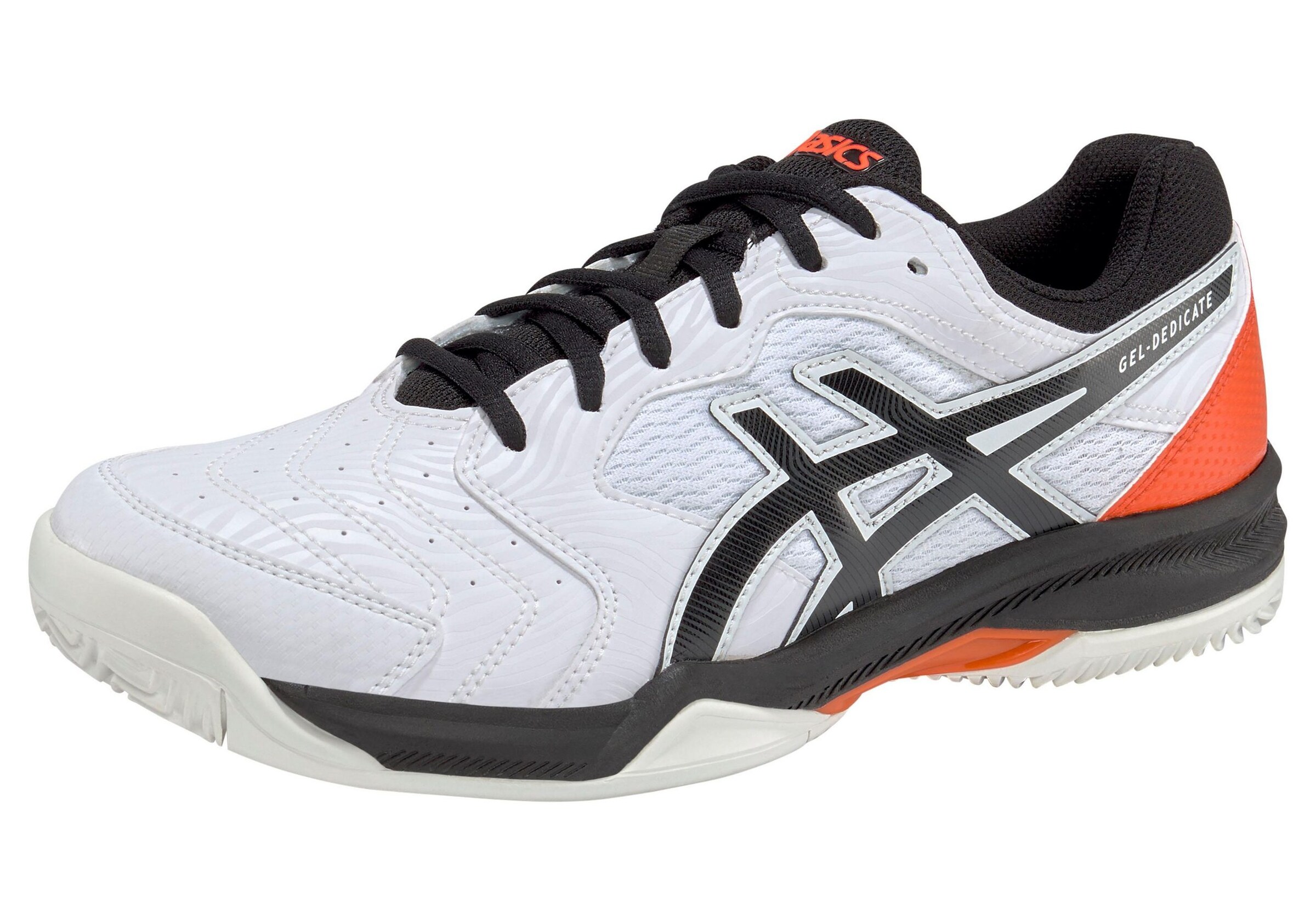 ASICS - Tennisschuh 'GEL-DEDICATE 6 CLAY' in dunkelorange