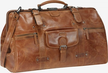 Greenland Nature Briefcase in Brown: front
