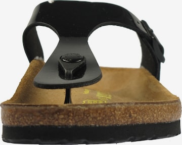 BIRKENSTOCK Zehentrenner 'Gizeh' in Schwarz