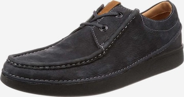 CLARKS Veterschoen in Blauw: voorkant