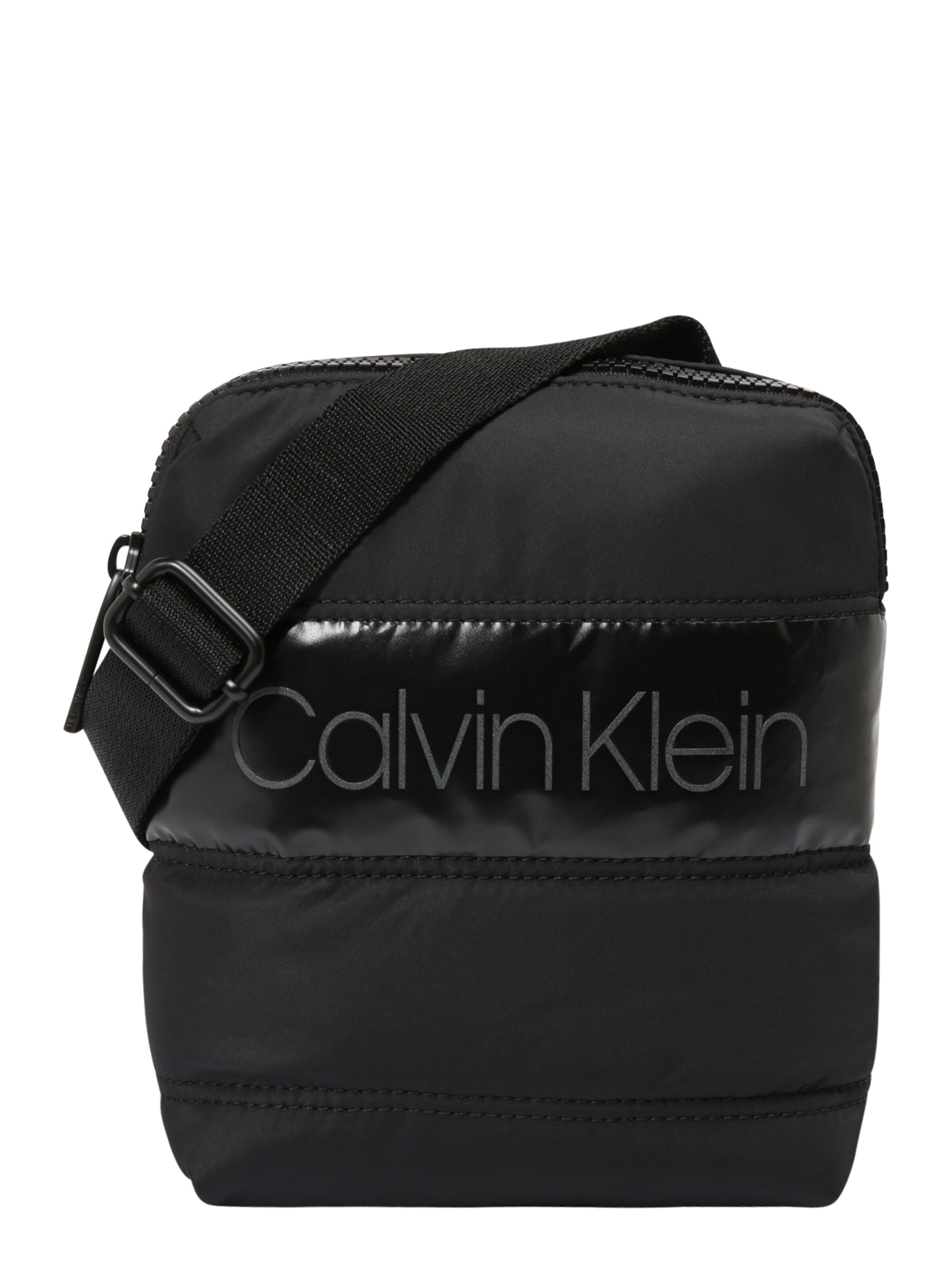 Calvin Klein - Schoudertas 'PUFFER MINI REPORTER' in de kleur Zwart