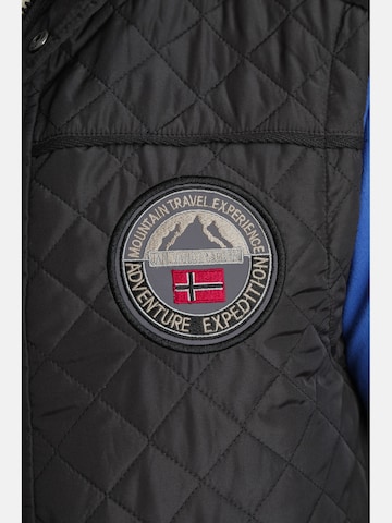 Jan Vanderstorm Bodywarmer 'Rodewin' in Zwart: voorkant