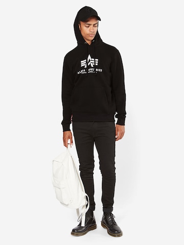 ALPHA INDUSTRIES Sweatshirt in Black