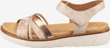 REMONTE Strap Sandals in Gold