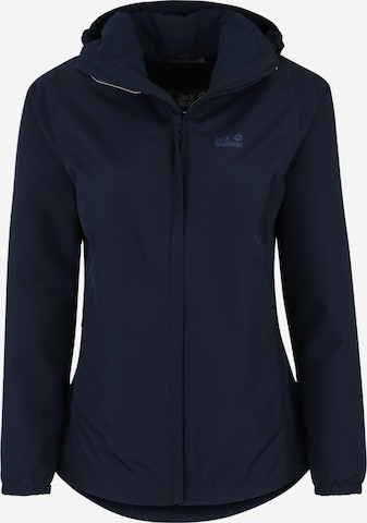 JACK WOLFSKIN Outdoor Jacket 'Stormy Point' in Blue: front