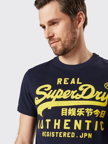 Superdry Shirt in Blau