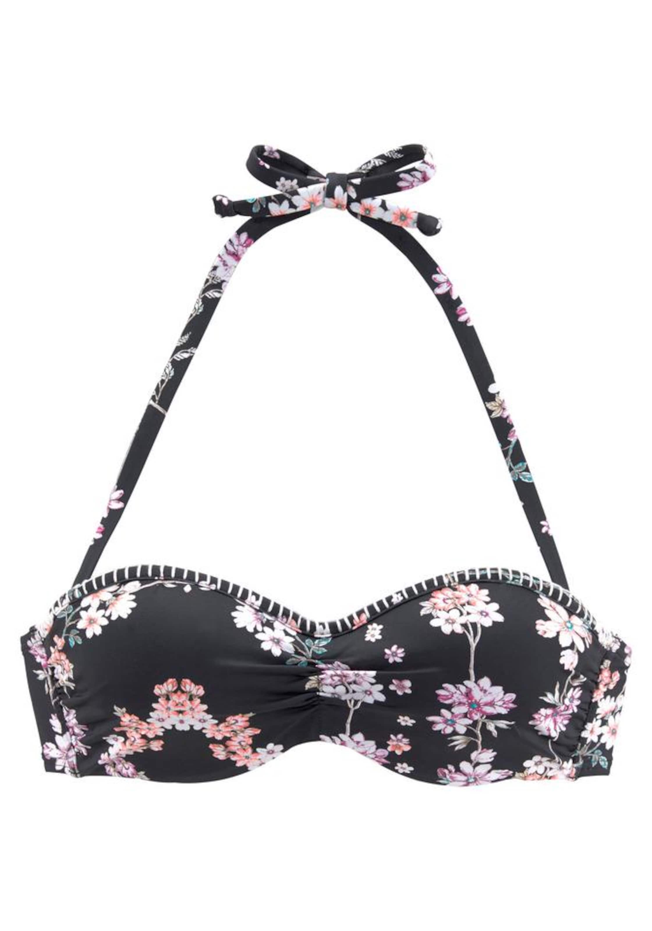 Top per bikini 'Ditsy' di SUNSEEKER in nero: frontale