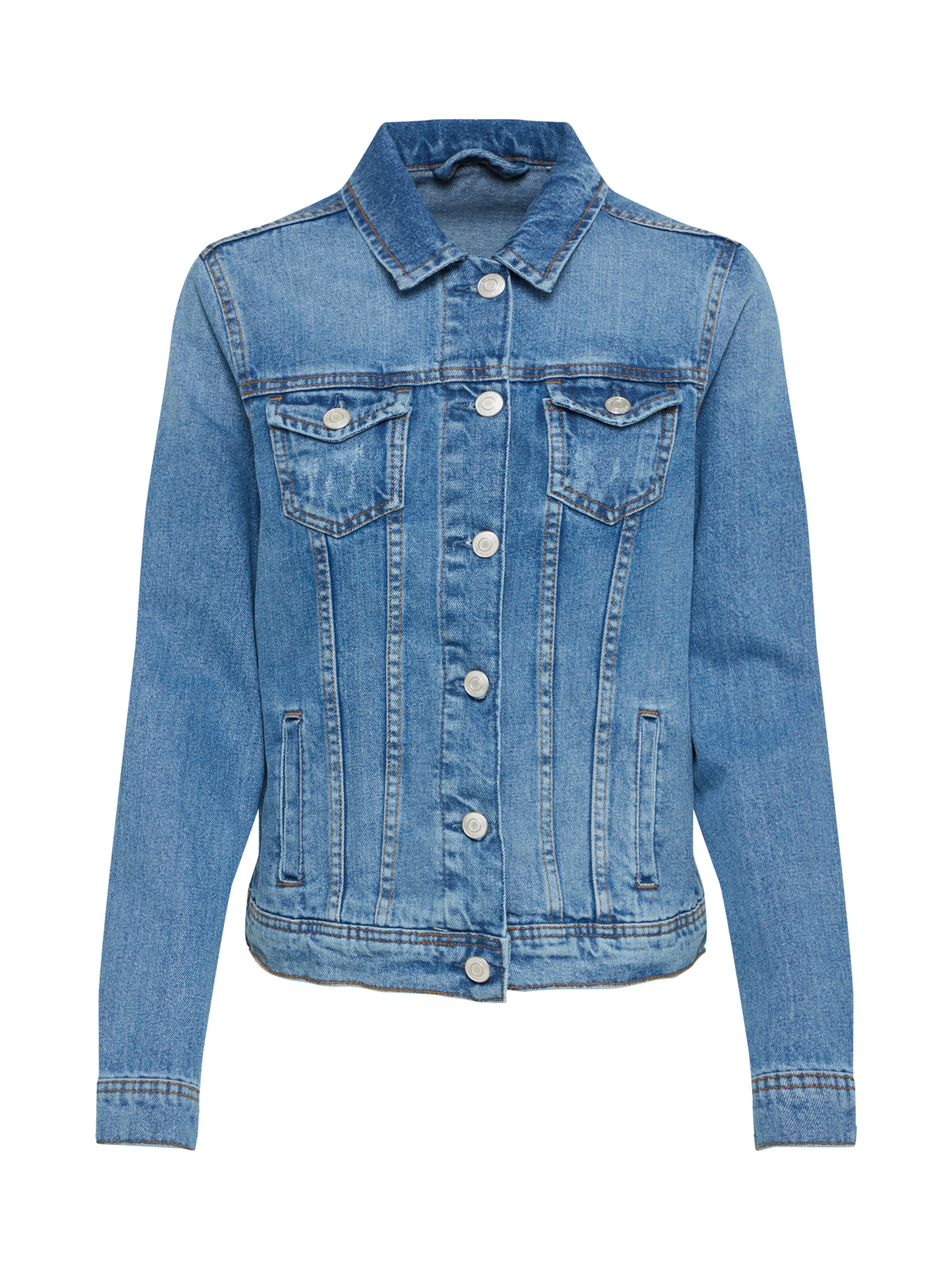 Review - Tussenjas in de kleur Blauw denim