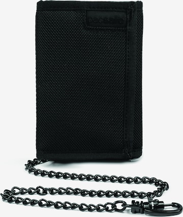 Pacsafe Wallet in Black: front