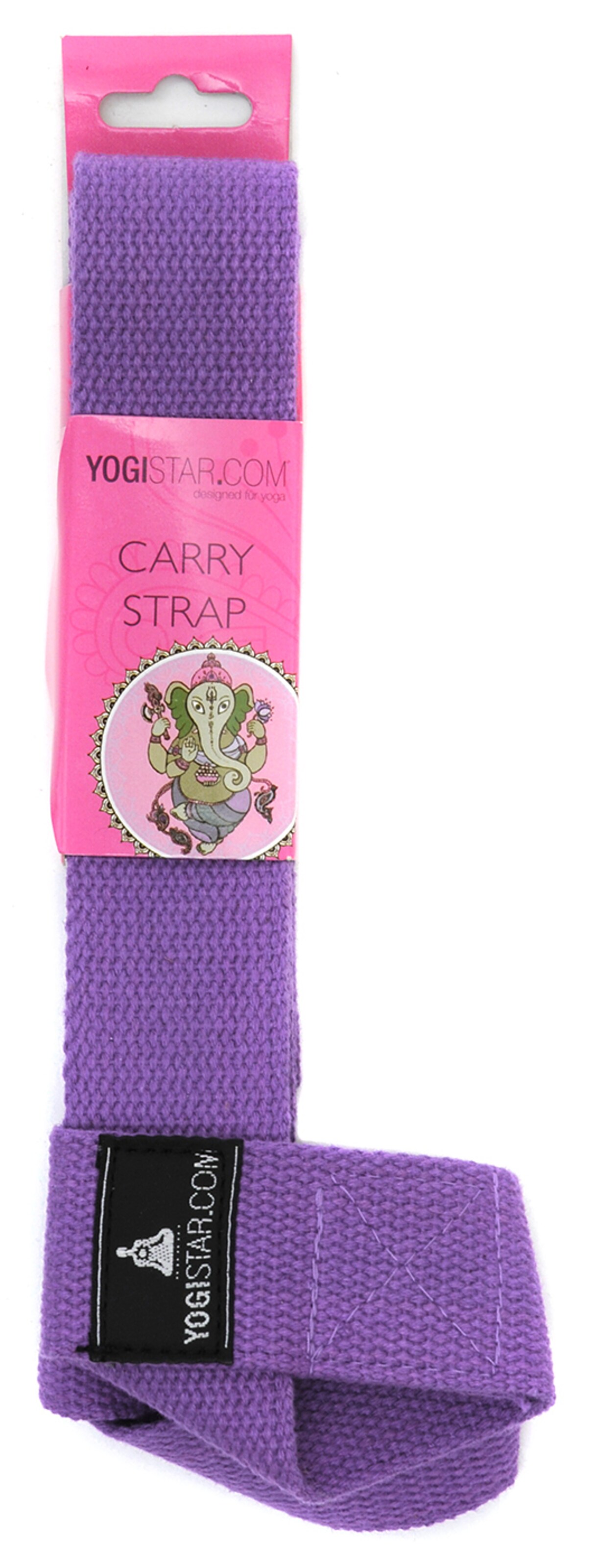 YOGISTAR.COM Accessory 'Carry Strap' in Purple: front