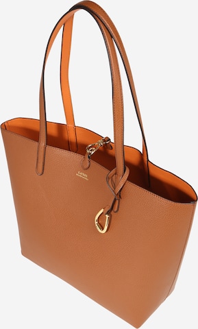 Lauren Ralph Lauren - Shopper en marrón: lado