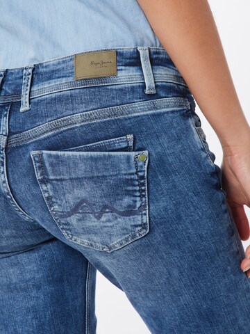 Coupe slim Jean 'Saturn' Pepe Jeans en bleu