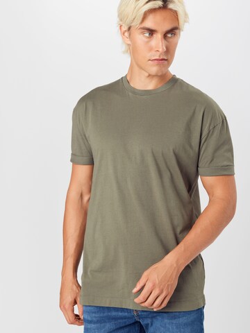 Coupe regular T-Shirt 'THILO' DRYKORN en vert : devant