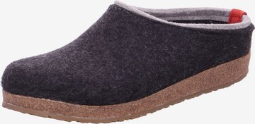 HAFLINGER Slippers 'Grizzly Kris' in Grey: front