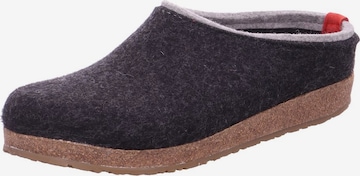 HAFLINGER Slippers 'Grizzly Kris' in Grey: front