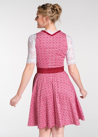 SPIETH & WENSKY Dirndl 'Nudel' in Rot