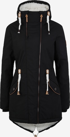 Manteau d’hiver 'Daisy' BRAVE SOUL en noir : devant