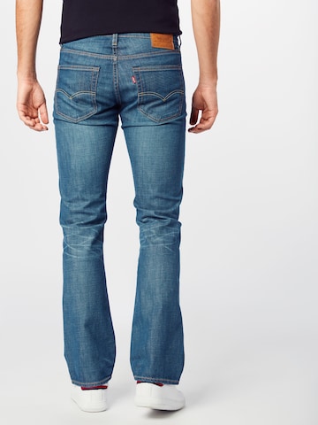 LEVI'S ® Bootcut Τζιν '527 Slim Boot Cut' σε μπλε: πίσω