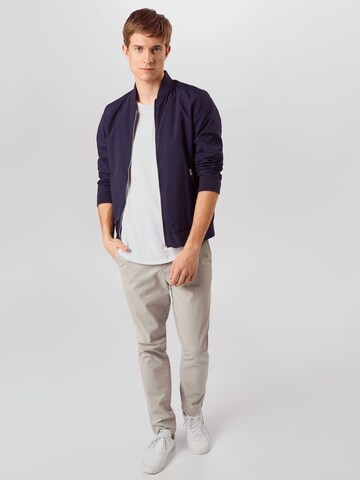JACK & JONES Слим фит Панталон Chino 'MARCO BOWIE' в сиво