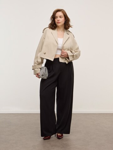 Cropped Trench Jacket Look