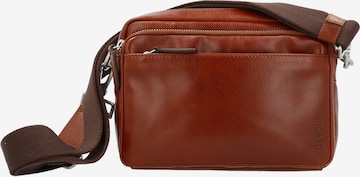 Picard Crossbody Bag in Brown: front