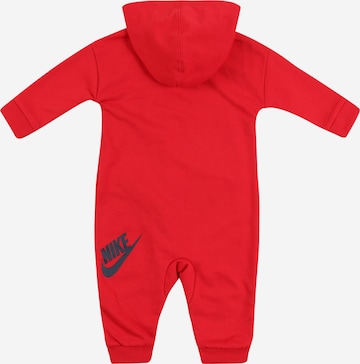 Nike Sportswear Normalny krój Kombinezon 'BABY FRENCH TERRY“ALL DAY  PLAY” COVERALL' w kolorze czerwony