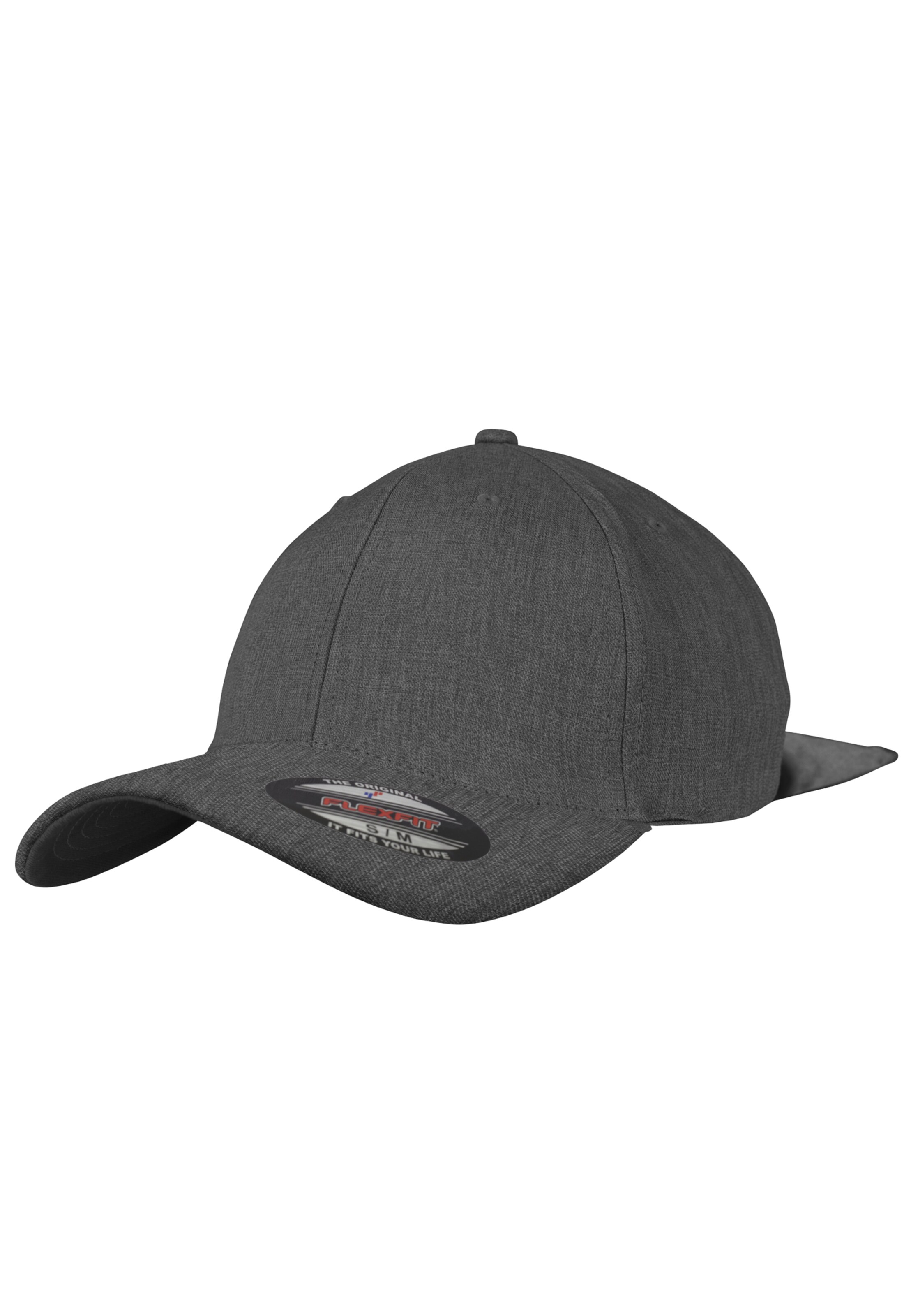 Flexfit Cap in Grau: Vorderseite